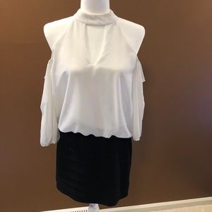 Windsor white and black dress